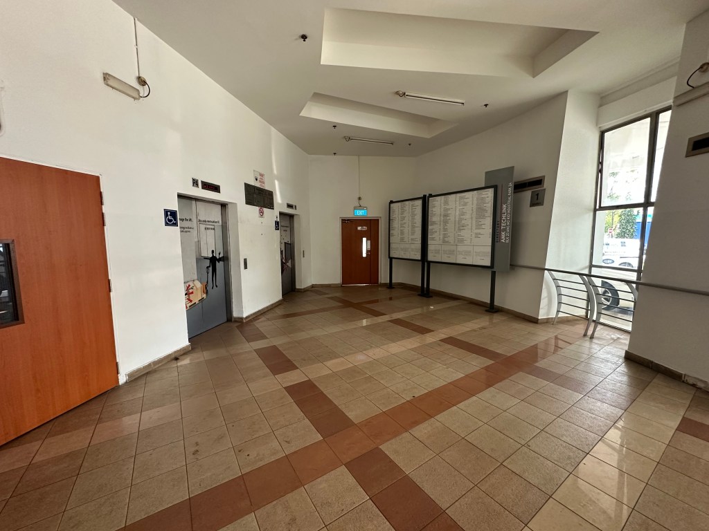 Metal Singapore Factory lift lobby